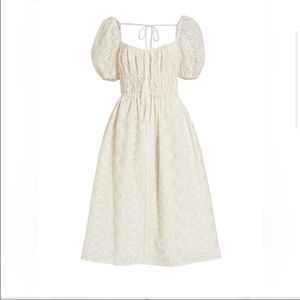 NWT En Saison Cavaretta Off White midi dress